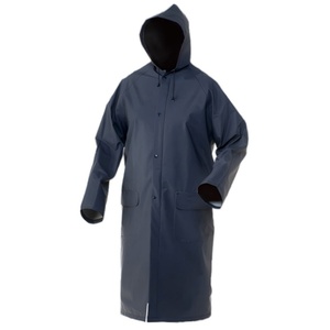 Impermeable <span class=keywords><strong>de</strong></span> Alta Calidad, Chaqueta <span class=keywords><strong>de</strong></span> Lluvia Larga <span class=keywords><strong>de</strong></span> PVC y Poliéster para <span class=keywords><strong>Trabajadores</strong></span> Industriales, Resistente y Transpirable - Product Image 1