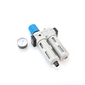 Filtre à air comprimé double Frc-Midi-12 Baofeng Pneumatics, régulateur de pression, séparateur d'eau et d'huile avec manomètre pour système pneumatique - Product Image 4