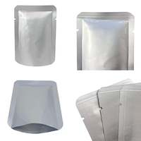 Sac en mylar à 3 joints latéraux en feuille d'aluminium à prix d'usine pochette d'emballage alimentaire personnalisée sac en feuille de mylar mat anti-odeur