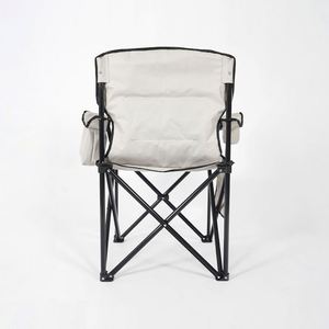 <b>Padded</b> Oversized Metal Oxford Camping <b>Chair</b> Heavy Duty <b>Folding</b> Portable Lawn <b>Chair</b> with Cooler Bag - Product Image 5
