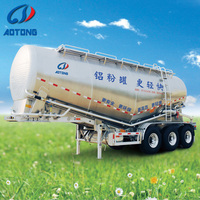 Huile de bitume/carburant/diesel/essence/brut/eau/lait Transport 3 essieux 50000L réservoir en alliage d'aluminium/camion-citerne semi-remorque