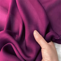 Teint disponible prêt marchandises confortable décontracté usine chinoise soie Double Georgette tissu pour femmes robe Blouse