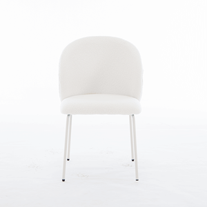 DB heng เก้าอี้รับประทานอาหารเหล็กเท้าสไตล์บ้านไร่พร้อมแผ่นรองเท้าพียูแบบปรับได้ชุด2ชิ้นสำหรับรับประทานอาหารห้องนั่งเล่นหรือห้องเรียน - Product Image 4