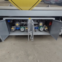 Camión Cisterna de Combustible Diésel de Aleación de Aluminio de 4x2 y 5000L, Camión de Reabastecimiento Móvil para Obras de Construcción