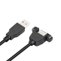 Câble d'extension USB 2.0 mâle vers femelle avec trou de fixation par vis pour outil de diagnostic automobile