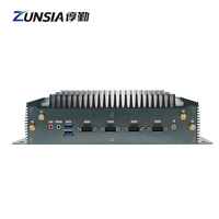 Zunsia 12th Gen Alder Lake-U Embedded Computer BOX Linux VGA Core i3 i5 i7 Fanless Mini PC i9 Industrial avec 4 * COM 3 * LAN 6 * USB