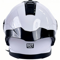 Casque de moto modulable certifié DOT YM en promotion, casques intelligents LED ABS pour vélos électriques tout-terrain, vente en gros