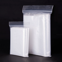 Sacs refermables transparents en PE avec fermeture éclair, pochettes d'emballage polyvalentes en plastique transparent pour usage commercial, petits sacs à fermeture éclair pour entreprises