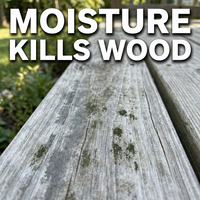 Peinture protectrice imperméable à base d'eau, écologique, anti-pourriture, résistante à l'humidité et aux intempéries, pour bois extérieur
