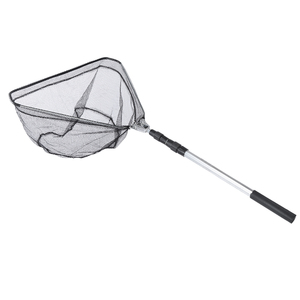 1.5M Durable Triangular Folding Fishing <strong>Landing</strong> <strong>Net</strong> with Telescoping Pole Handle - Product Image 1