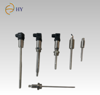 HY Akurasi Tinggi ±0.5 ° Sensor Suhu C 4-20mA 2-Kawat IP67 Probe Baja Tahan Karat -50 hingga 150 ° C Industri