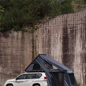 Tente de toit triangulaire Yeschang en alliage d'aluminium à coque rigide, toile anti-déchirure, imperméable, pour voiture/SUV, quatre saisons, une chambre, installation rapide - Product Image 3