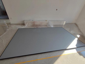 Pantalla de Proyección Fija N-CAAVITS 4K de <span class=keywords><strong>100</strong></span>, 120 y 150 <span class=keywords><strong>Pulgadas</strong></span>, Material Gris Diamante, para <span class=keywords><strong>TV</strong></span> Láser de Tiro Estándar y Largo - Product Image 6