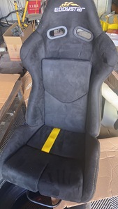 Siège de voiture modifié de grande taille EDDY, style ergonomique SR3, siège de course haut de gamme en daim pour le drift/le simulateur de course - Product Image 3