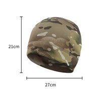 Gorro de Invierno 2025, Gorro de Ciclismo con Forro Polar Elástico y Cuello Protector, Diseño de Camuflaje