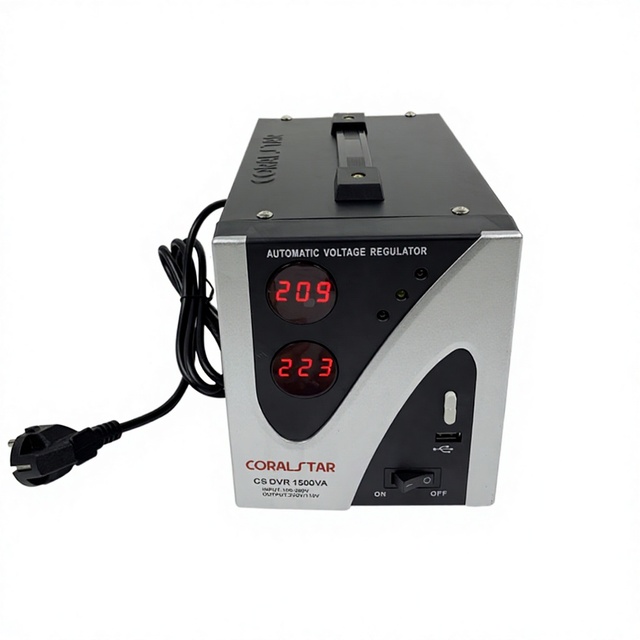 1500VA CS-1500VA Electronic Voltage Stabilizer with Digital Display Automatic Voltage Regulation for AC Household Power Supply