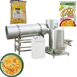 Nueva Línea de Producción de Cereales de Hojuelas de Maíz Bajos en Grasa, Extrusora de Hojuelas de Grano Integral, Equipo para Cereales de Desayuno con Motor - Product Image 4