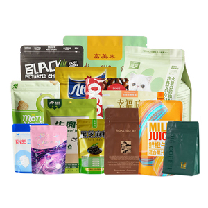 Biểu tượng tùy chỉnh in nhôm lá 3 bên con dấu gói Nho khô nấm sô cô la Lollipop Nut ăn được thanh bao bì túi - Product Image 5