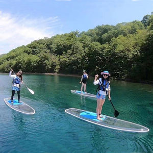 Planche à pagaie transparente, planche à ramer, <span class=keywords><strong>SUP</strong></span> avec pagaie, 250 kg, pour le lac - Product Image 6
