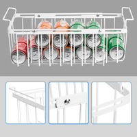 Panier de rangement multi-usages pour congélateur, paniers empilables en fil métallique, panier extensible pour réfrigérateur