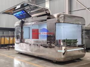 Food Truck con Forma de Fruta, Carrito de Comida con Estructura de Acero Resistente sobre Ruedas, Remolque Antideslizante, Uso Comercial, Casa Móvil en Venta - Product Image 3