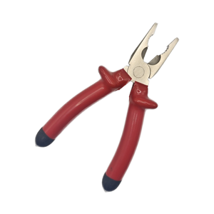Sortie <span class=keywords><strong>d</strong></span>'usine 1000V pince combinée <span class=keywords><strong>d</strong></span>'électricien <span class=keywords><strong>aiguille</strong></span> à long nez coupe diagonale en acier au carbone sertissage bricolage plastique OEM - Product Image 2