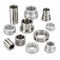 Custom CNC Machined Bushings Spacers Shaft Collars Stainless Steel Brass Precision Turning Parts