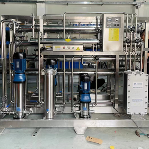 Sistema <span class=keywords><strong>de</strong></span> Agua Desionizada EDI para Electroplacado, Módulo <span class=keywords><strong>de</strong></span> Filtro <span class=keywords><strong>de</strong></span> Agua Ultrapura, Ósmosis Inversa <span class=keywords><strong>de</strong></span> Doble Etapa, Bomba PLC <span class=keywords><strong>de</strong></span> Acero Inoxidable 2000L/H - Product Image 1