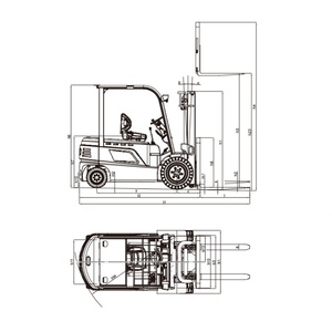 China Professional Manufacturer Electric Forklift 1 Ton 2 Ton 3 Ton 3.5 Ton 4 Ton Portable Forklift Electric - Product Image 6