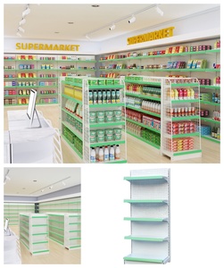 PFT <span class=keywords><strong>buon</strong></span> prezzo scaffale bianco minimarket scaffalature scaffali alimentari Gondola per <span class=keywords><strong>il</strong></span> <span class=keywords><strong>mercato</strong></span> - Product Image 5
