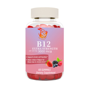 Gomitas de Vitamina B12 a Precio de Mayoreo, Favorecen la Salud del Cerebro, Ayudan a Reducir la Fatiga, Gomitas de Suplemento Multivitamínico - Product Image 1