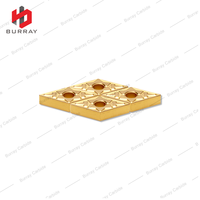 Dnmg1504 DNMG150404-MM 55deg Rhombic Insert untuk Pemotongan Semi-finishing pada Baja dengan Lapisan CVD