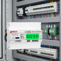 Compteur intelligent Fineco EM737 KWh avec affichage LCD CT, IoT, 3*230/400V, 1.5(6)A, triphasé, bidirectionnel, certifié MID/SGS