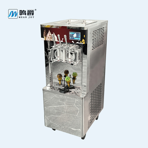 Nouvelle machine commerciale automatique à 3 saveurs pour glaces molles au lait, au chocolat et au yaourt, avec pompe à air, idéale pour les camions de restauration rapide - Product Image 6