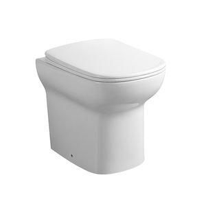 WC mural sans rebord, design moderne, 54 cm de long, 38 cm de large, 42 cm de haut, pour salle de bain - Product Image 1