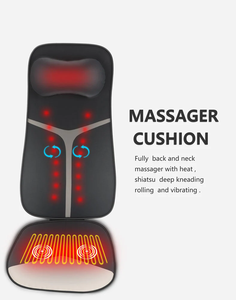 Vente directe usine : Coussin de siège auto portable Shiatsu chauffant pour le cou et le dos – Prix direct usine - Product Image 4