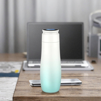 Bouteille d'eau intelligente en acier inoxydable OEM de 520ml avec rappel d'hydratation Tasse à boire intelligente personnalisée pour le bureau