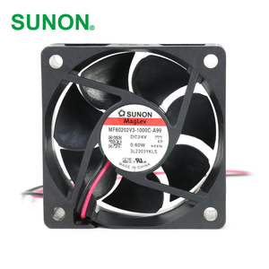 พัดลมระบายความร้อนแบบแกน SUNON MF60202V3-1000C-A99 ไฟฟ้า 60x60x20 มม. 24VDC 22mA 0.60W 3100RPM 16.5CFM แบบ Vapo Bearing สำหรับตู้และอินเวอร์เตอร์ - Product Image 1