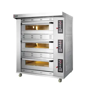 Commercial Factory electrical home appliances Wholesale Electric Baking Oven Machine Pizza and Bread Oven Double Deck Oven