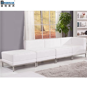 <span class=keywords><strong>Bonanza</strong></span>-Conjunto de sofás de cuero blanco, moderno y cómodo, hecho en China - Product Image 3
