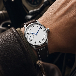 Relojes de Lujo de 42 mm con Esfera Estéril Semiautomática, Movimiento <span class=keywords><strong>Seagull</strong></span> ST3621 de Cuerda Manual, Cristal de Zafiro, Logotipo Personalizado, Relojes para Hombre Originales - Product Image 2