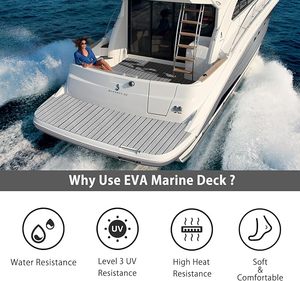 WOOWAVE Tapis de sol pour terrasse de bateau en mer personnalisé 3M mousse EVA adhésive pour Yacht RV <span class=keywords><strong>Kayak</strong></span> - Product Image 4
