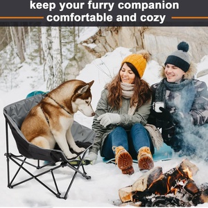 क्लासिक गर्म पोर्टेबल कुत्ते शिविर कुर्सी-फोल्डेबल समर्थन 200 एलबीएस पॉलिएस्टर - Product Image 6
