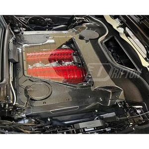 Cubierta de Motor Transparente de Fibra de Carbono Real Drifton para Chevrolet Corvette C8 HTC Convertible Stingray Z51 y Z06 Z07 2020-2026 - Product Image 2