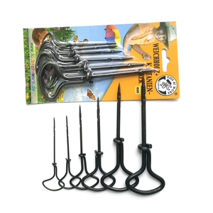 Giá Tốt 4Pcs Kit Thiết Lập Cầm Tay Di Động Công Cụ Của Nhãn Hiệu Gỗ Lõi Lỗ Khoan Người Đầu Nhỏ Mini Tay Xoắn Khoan <span class=keywords><strong>Digger</strong></span> - Product Image 3