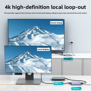 Extenseur <span class=keywords><strong>HDMI</strong></span> sur fibre optique 20 km 4K 30Hz, transmetteur-récepteur <span class=keywords><strong>HDMI</strong></span> 1080P sur câble optique SC, extension vidéo et audio - Product Image 4