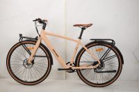 Vélo électrique en aluminium 250W conforme aux normes européennes, 700C, capteur de couple, batterie cachée 48V 10AH, frein à disque, suspension avant, étanche, 60 km d'autonomie