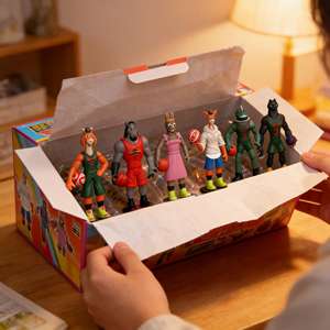 Nuevas Figuras de Baloncesto Goat Peak de 4 Pulgadas, 6 Estilos, Caja Sorpresa, Serie Miracle, Modelo Coleccionable, Decoración de Escritorio - Product Image 2