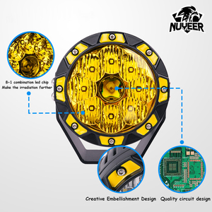 Precios al por Mayor, Luces LED Redondas Todoterreno de 5 Pulgadas, 60W, Luz Láser LED para Conducción, Foco para ATV, UTV, Camioneta Todoterreno 4x4 - Product Image 3