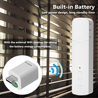 Tuya WiFi Smart Pull Perle Rideau Moteur Smart Home Stores roulants électriques avec APP/Commande vocale Compatible Alexa Google Home